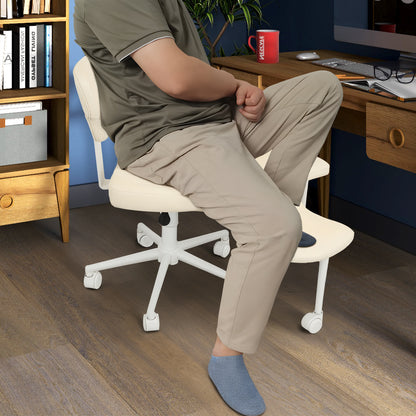 Bureaustoel – Ergonomische Stoel – Office Chair – Gamingstoel – Draaistoel – Met 360° Draaibaarheid – Verstelbare Hoogte – Robuust Metalen Frame – Comfortabel Zitontwerp – Zwart/Geel