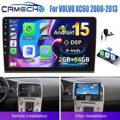 Autoradio SEAT ALTEA – Car Stereo – Multimedia Systeem – Navigatie Radio – Android Auto Radio – 9 Inch HD Touchscreen – Wireless CarPlay & AHD Achteruitrijcamera – Android 15 Systeem & 2GB+64GB Opslag