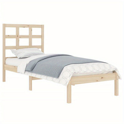 Eenpersoonsbed – Kinderbed – Logeerbed – Slaapbank – Opklapbed – Massief Houten Bed – 90x190 cm – Duurzaam Hardhout – Compleet Gemonteerd