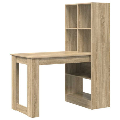 Bureau – Schrijftafel – Werktafel – Studiebureau – Thuiswerkplek – Sonoma Eiken – Krasbestendig – Vrijstaand Ontwerp