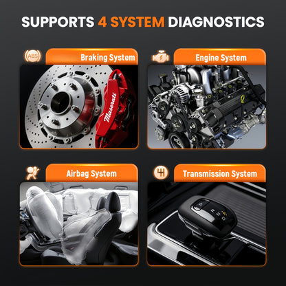 OBD2 Scanner – Auto Uitleesapparaat – Diagnosecomputer – Foutcode Lezer – Uitleesapparatuur – 15+ Resetfuncties – Automatische Voertuigherkenning