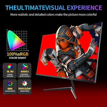 24 inch Curved Monitor – Gaming Monitor – PC Scherm – Beeldscherm – Computer Monitor – 100Hz Verversingssnelheid – Full HD 1080p Resolutie