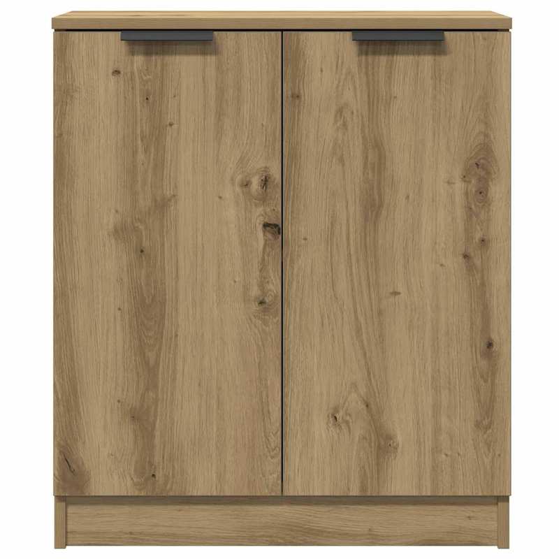 Dressoir – Opbergkast – Ladekast – Buffetkast – Sideboard – Modern Design – Eikenfineer & Spaanplaat – Ruime Opbergruimte ≥68,5 cm Hoog