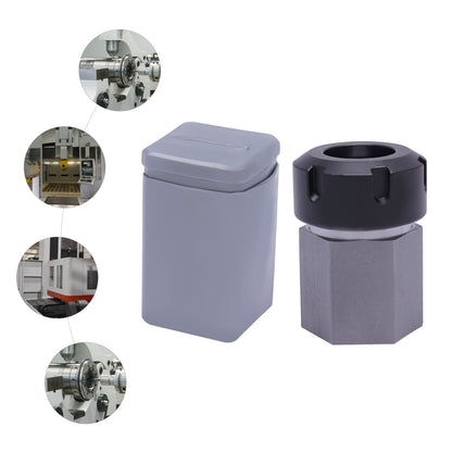 Spanhouder – Klemhouder – Colletblok – Boorkop – CNC Gereedschap – Hexagonaal Design – Hoogwaardig Snelstaal – Precisie ±0,02 mm