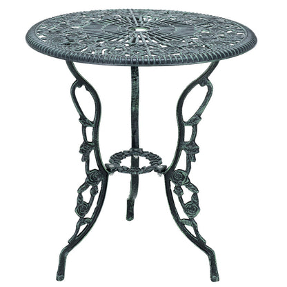 Bistro Set – Tuinset – Balkonset – Terrasset – Klapset – Inklapbaar – Weerbestendig Metaal – Compact Design – Groen
