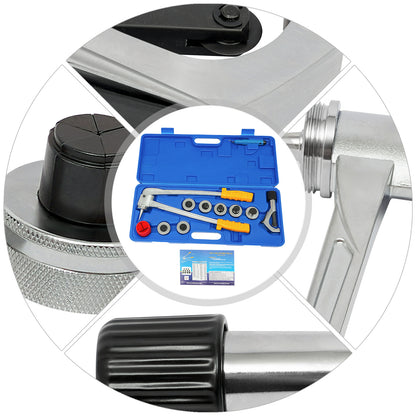 Hydraulische Buisuitzetter – Pijpsnijder – Buisspreider – Buisexpander – Buisafsnijder – Voor Koper en Aluminium – 10-28 mm Werkbereik – Robuuste Metalen Constructie