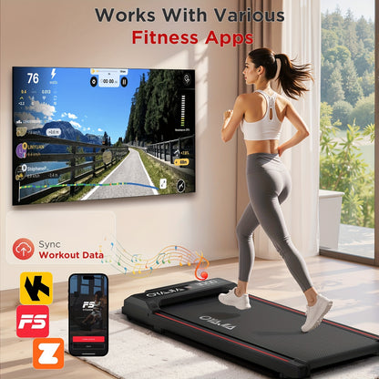 Loopband – Treadmill – Fitnessband – Wandelloper – Loopmachine – Compact Formaat – Stil 0.6HP Motor