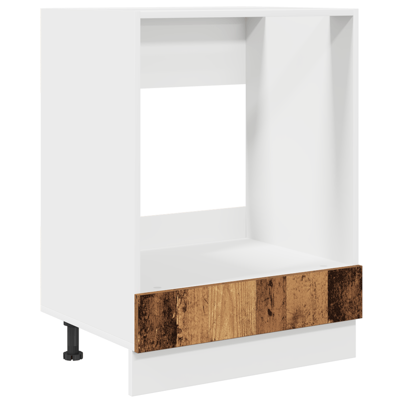 Keukenkastje – Opbergkast – Voorraadkast – Ovenkast – Dressoir – Old Wood Afwerking – Compact 60x46x81,5 cm – Duurzaam Spaanplaat Bruin