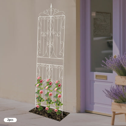Garden Trellises, Iron Garden Trellis, 2pcs Trellises