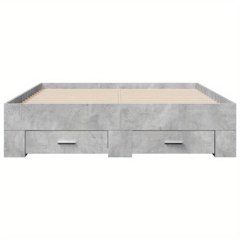 Bedframe – Slaapbed – Platformbed – Eenpersoonsbed – Ledikant – Hardhouten Bedframe – 120x190 cm – Duurzaam Multilayer Ontwerp Voor Rugondersteuning – Direct Gebruiksklaar Zonder Montage