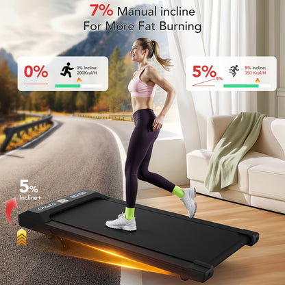 Loopband – Wandelband – Hardloopband – Fitnessband – Thuistrainer – Inklapbaar Design – 3-instelbare Hellingsstand
