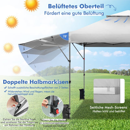 Partytent – Paviljoen – Tuintent – Feesttent – Opvouwbare Tent – 3x3 m – Waterdicht – UV-Bescherming 50+