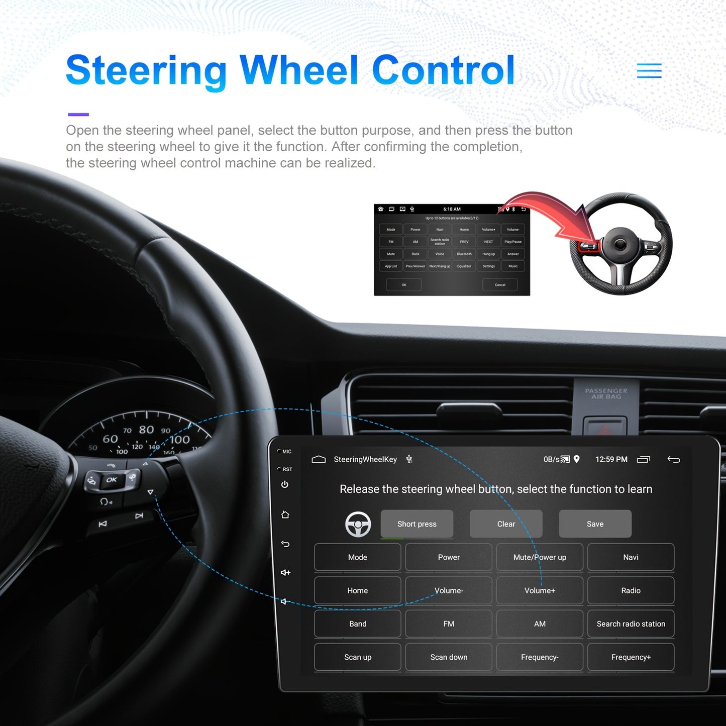 Carplay Autoradio – Android Autoradio – Multimedia Systeem – Auto Radio – Auto Navigatie – 7 Inch HD Touchscreen – Draadloos CarPlay & Android Auto – 2GB RAM 64GB ROM – Plug & Play voor Opel