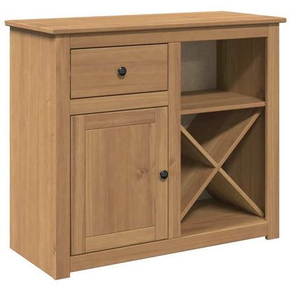 Dressoir – Sideboard – Opbergkast – Ladekast – Commode – Massief Grenenhout – 93x40x80 cm – Verwijderbare Lade