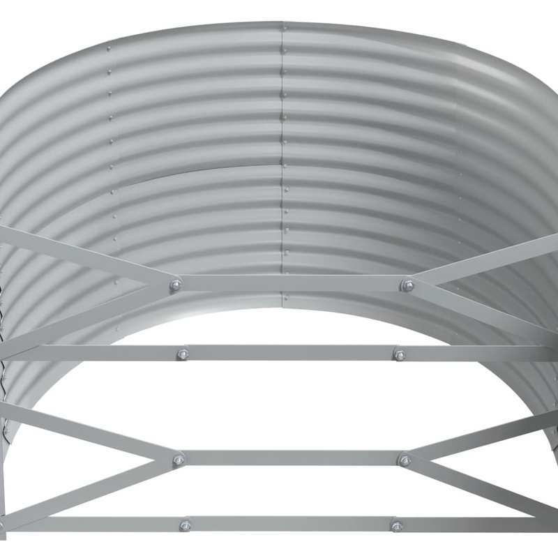 Tuinbed – Plantenrek – Moestuinbak – Bloemenrek – Verhoogd Bed – Gepoedercoat Staal – Groot Formaat 249x100x68 cm – Duurzaam & Roestbestendig