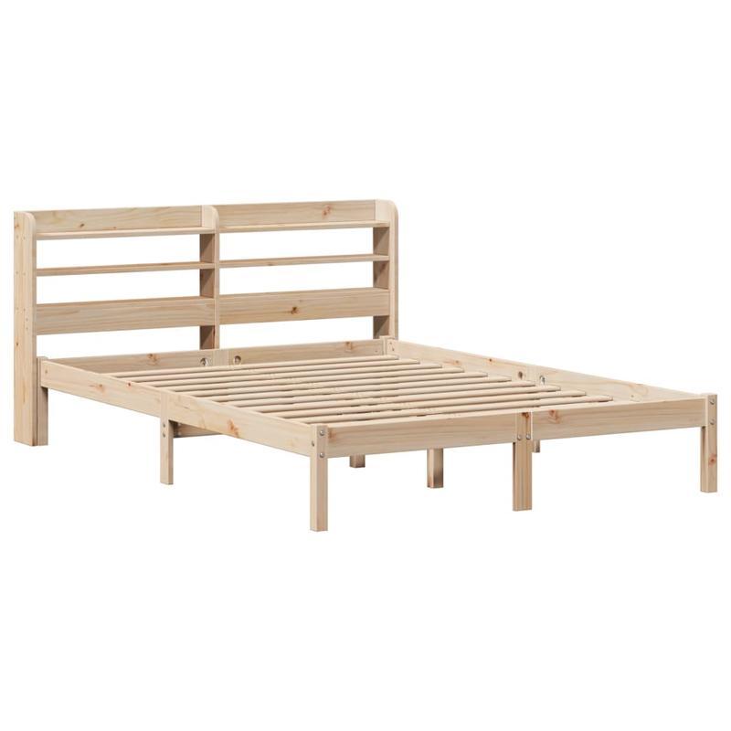 solid wood bed without mattress 120x200cm pine wood Practical Removable