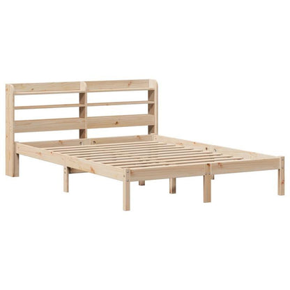 solid wood bed without mattress 120x200cm pine wood Practical Removable