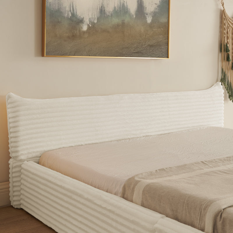 Uitschuifbed – Slaapbank – Bedbank – Kinderbed – Logeerbed – Extra Lang 90x200 cm – Plush Matras Compatibel – Ruimtebesparend Wit Design