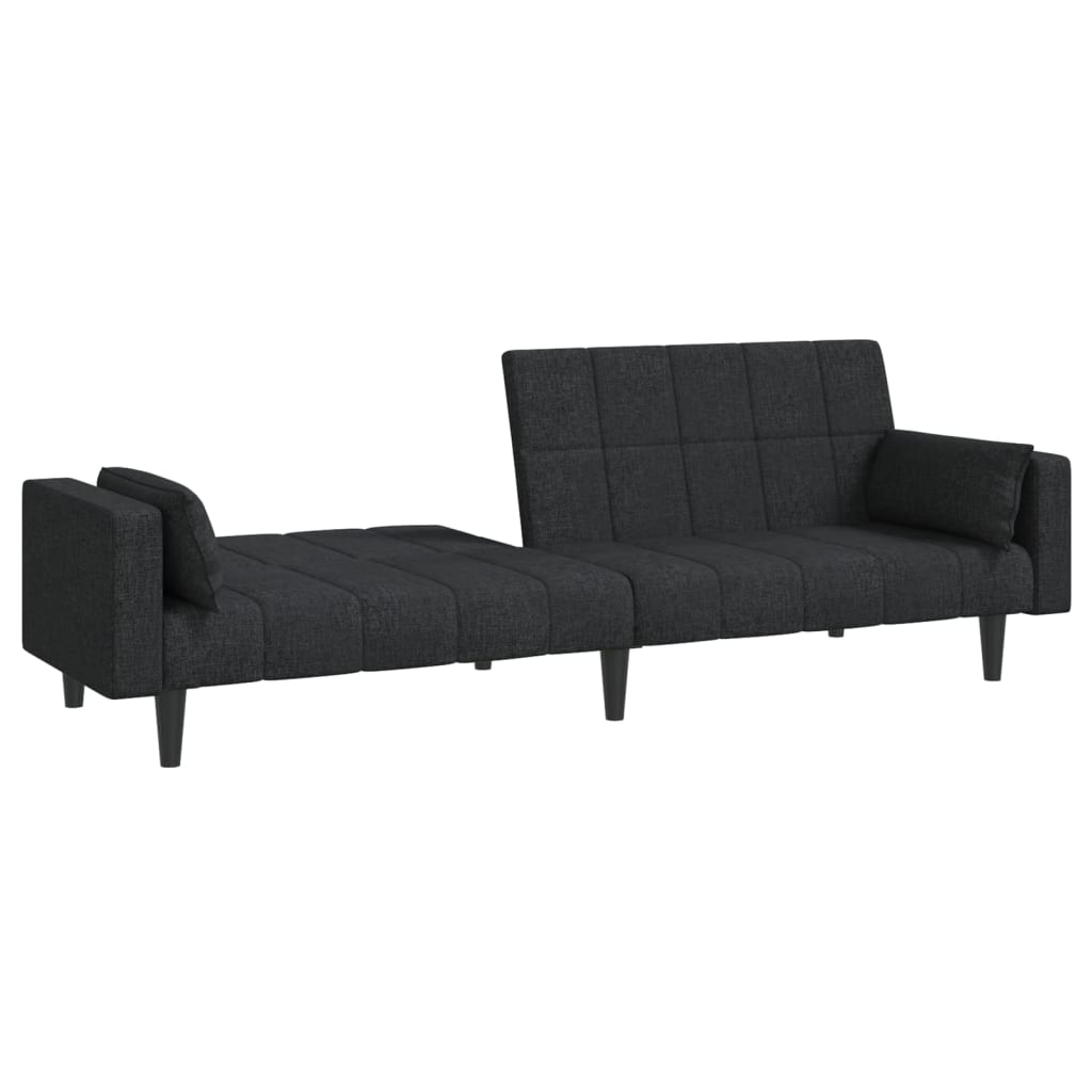 Slaapbank – Slaapstoel – Slaapbankje – Slaapbankje 2-zits – Bedbank – Blauw – Compact 2-Zits – Met Stabiel Metalen Frame