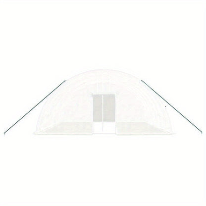 Kas – Tuinkas – Kweekkas – Broeikas – Glazen Kas – Wit Stalen Frame – 36 m² Ruimtelijk – 6x6x2,85 Meter Hoog