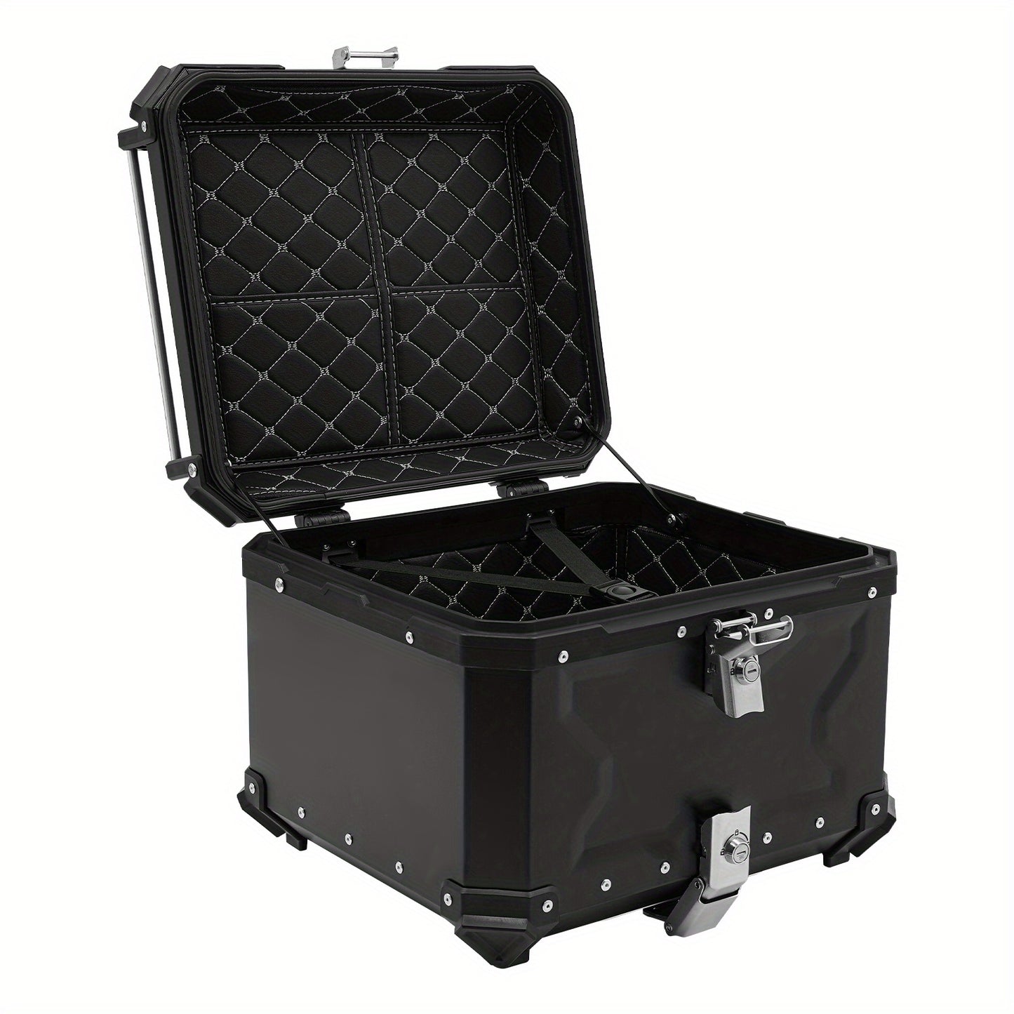 Motorkoffer – Topkoffer – Motor Bagagebak – Motorbox – Helmopberger – 65 Liter – Duurzaam Aluminium