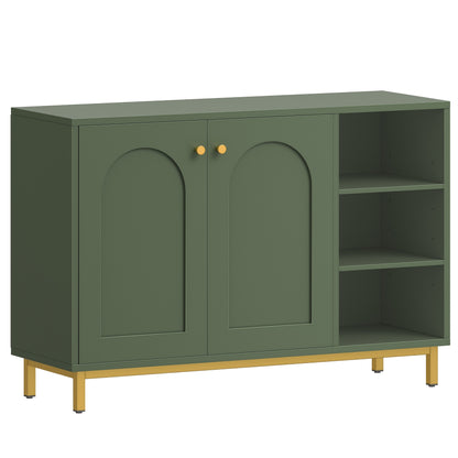 Badkamerkast – Badkamermeubel – Kolomkast – Opbergkast – Kast – Forest Green – 35x100x75 cm – Houtmateriaal – Verstelbare Plank