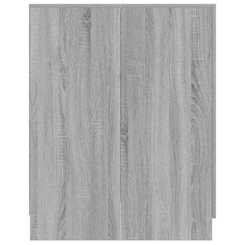 Wasmachinekast – Opbergkast Wasmachine – Badkamerkast – Wasmachine Meubel – Wasruimte Kast – Gray Sonoma – Hoogwaardig MDF – Afmetingen 71x71,5x91,5 cm