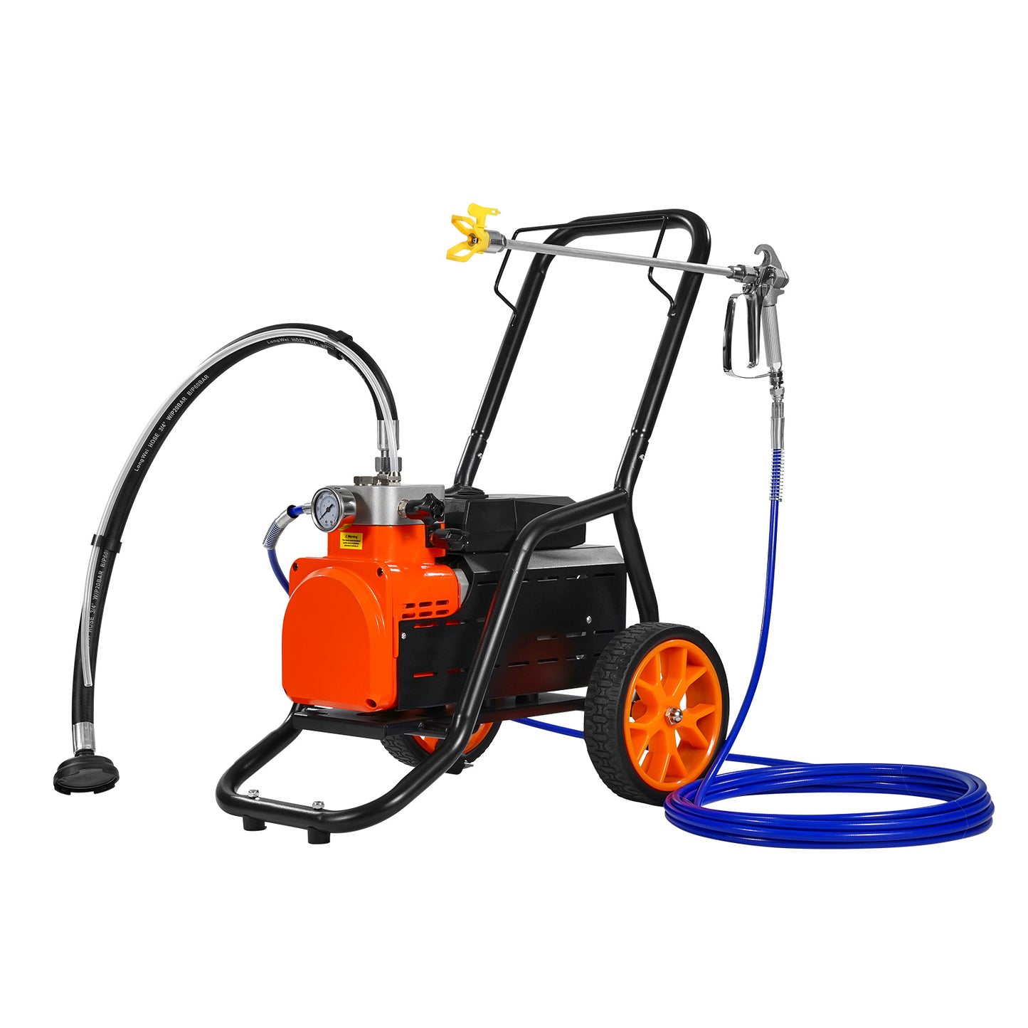 Verfspuit – Verfspuitpistool – Verfspuitsysteem – Airless Verfspuit – Diaphragma Verfspuit – 1700W Motor – Zelfaanzuigend Membraamsysteem