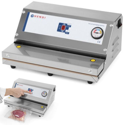 Vacuümzakken sealer – Vacuüm verpakkingsmachine – Zakken sealer – Voedselverpakker – Vacuüm opbergzakken – Stalen behuizing – Digitale bediening met instelbare laseertijd