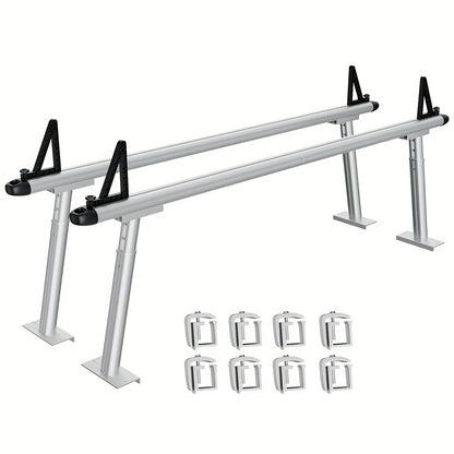 Ladderrek – Truck Rack – Pickup Rack – Opbergrek – Ladderdrager – Verstelbaar 43-74 cm – Aluminium Standaard – Hoog Draagvermogen 363 kg
