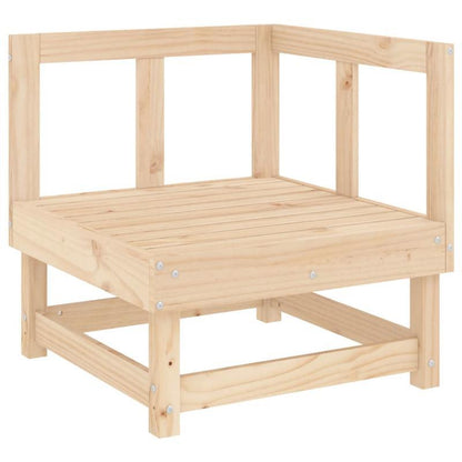 3-delige Loungeset – Tuinset – Loungeset – Tuinmeubelen – Tuinbank Bruin – Massief Grenenhout – Compact Formaat
