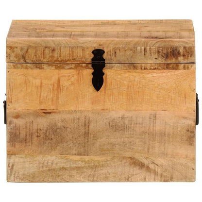 Opbergdoos Hout – Opbergbox – Opbergkist – Organizer – Opbergbak – Massief Mangohout Brun – Compact Formaat 39x28x31 cm – Duurzame Natuurlijke Waxafwerking