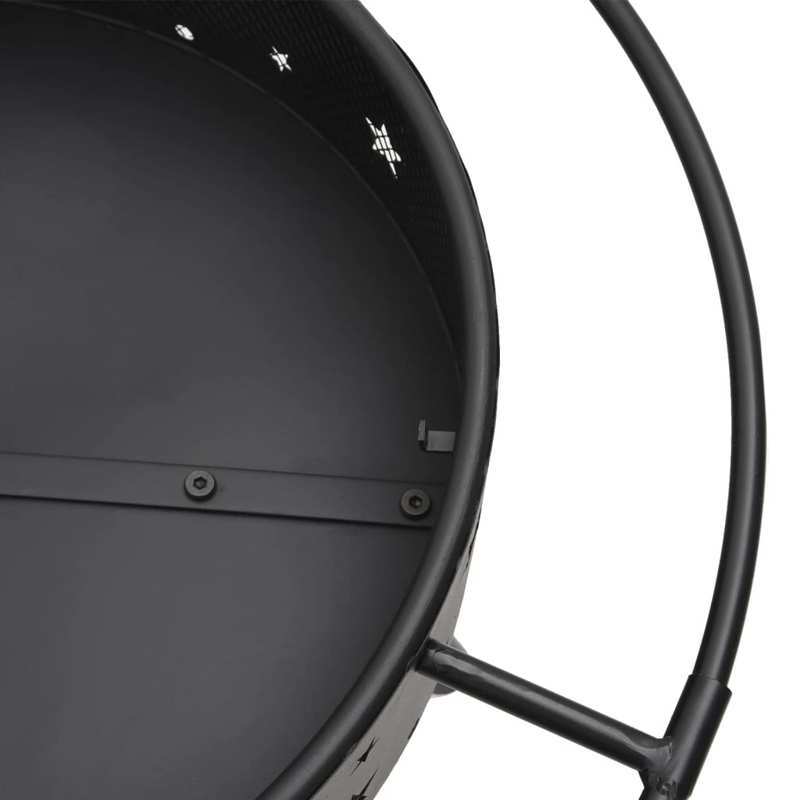 Vuurkorf – Tuinhaard – Vuurschaal – Buitenhaard – XXL 70 Cm Diameter – Stevig Metaal – Inclusief Vuurschep - QUORE