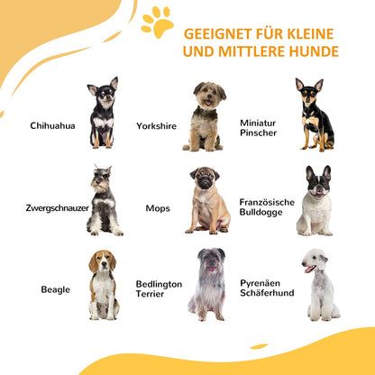 Veiligheidshek Hondenhek Traphekje Huisdierhek Kinderhek Hek voor Honden – Wit – Automatisch Sluitend – Eenvoudige Montage Uitbreidbaar