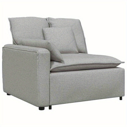 Modular Sofa with Cushions Cloud Grey