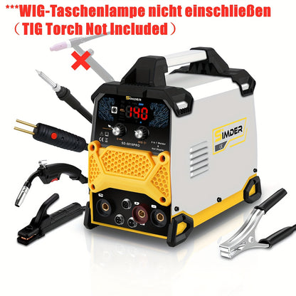 Lasapparaat – Lasmachine – Mig Lasser – Tig Lasser – Kunststof Lasser – 5-in-1 Multifunctioneel – Snel Opwarmend Tot 600°C