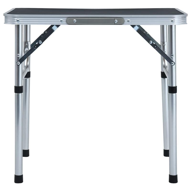 Compact Opvouwbaar Tafeltje – Kampeertafel - Reis Tafeltje – Kampeertafeltje – Campingtafel - Picknicktafeltje – Lichtgewicht – Aluminium Met MDF – Compact Formaat