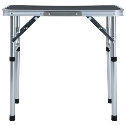 Compact Opvouwbaar Tafeltje – Kampeertafel - Reis Tafeltje – Kampeertafeltje – Campingtafel - Picknicktafeltje – Lichtgewicht – Aluminium Met MDF – Compact Formaat