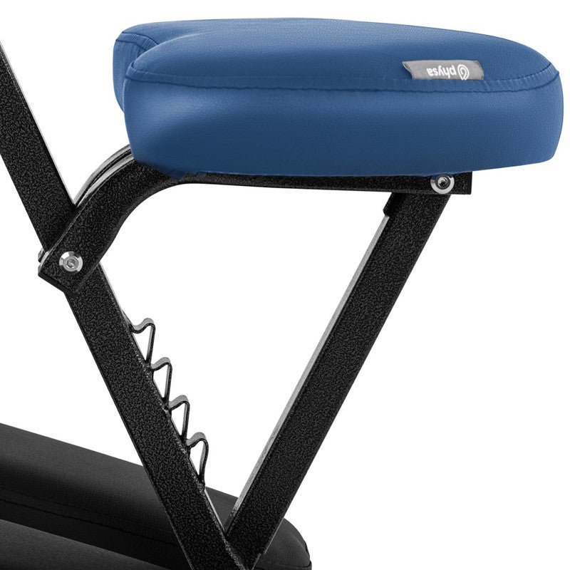 Portable Folding Tattoo Massage Chair Montpellier Blue Up to 130 Kg Blue