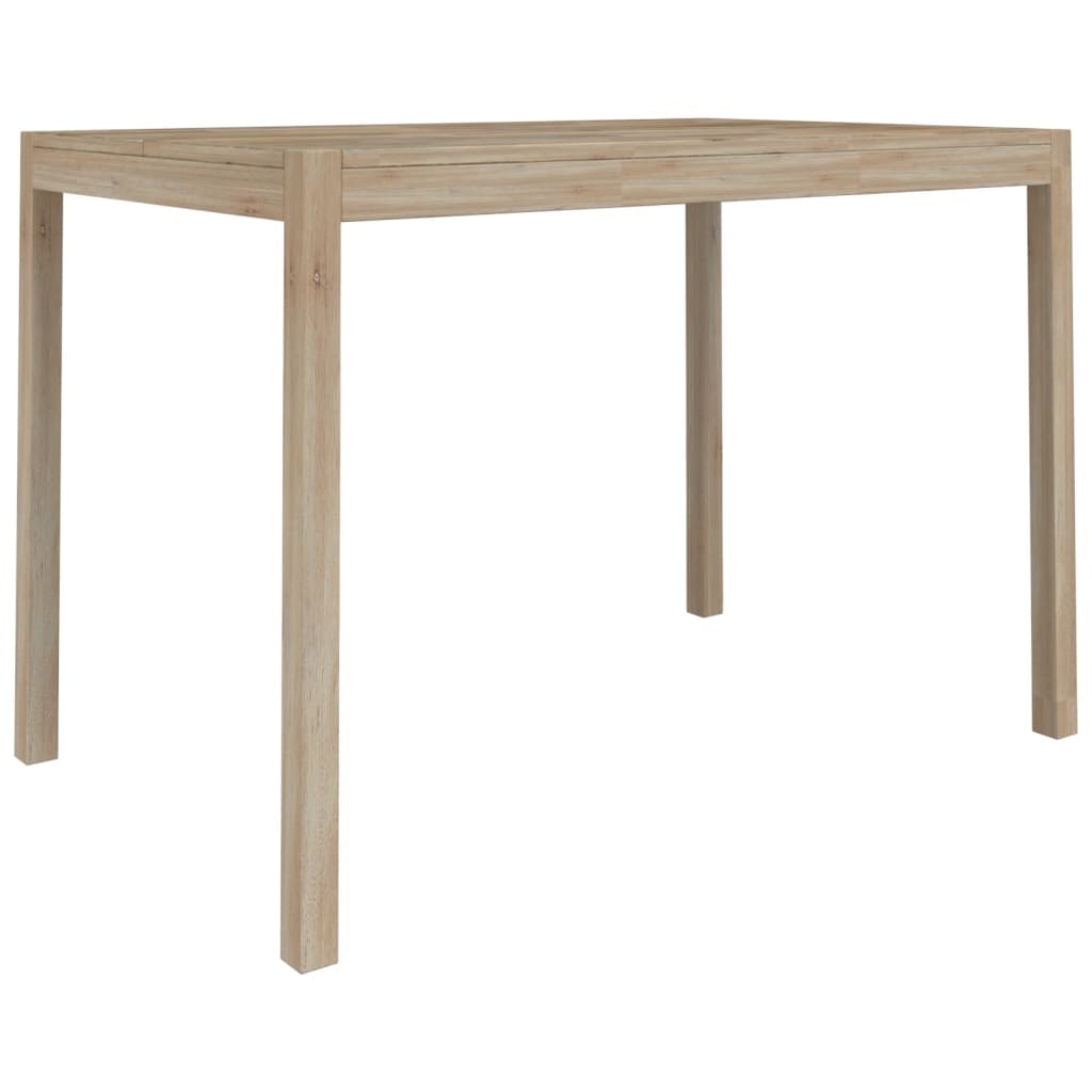 Eettafelset – Houten Tafelset – Dinerset – Eetkamerset – Set van 6 - Acaciahouten Meubel – Massief Acaciahout – Stevige Constructie