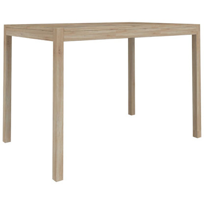 Eettafelset – Houten Tafelset – Dinerset – Eetkamerset – Set van 6 - Acaciahouten Meubel – Massief Acaciahout – Stevige Constructie
