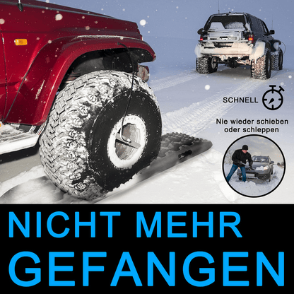 Sleepmatten Auto – Trekmatten Auto – Gripmatten Auto – Recovery Boards Auto – Slepplatten Auto – Set Van 2 – 10 Ton Draagvermogen – Anti-slip Voor Sneeuw, Zand En Modder