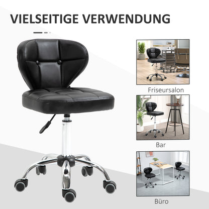 Kruk – Werkkruk – Zadelkruk – Bureaustoel – Draaistoel – Verstelbare Zithoogte 72-87 cm – Kunstleer Bekleding