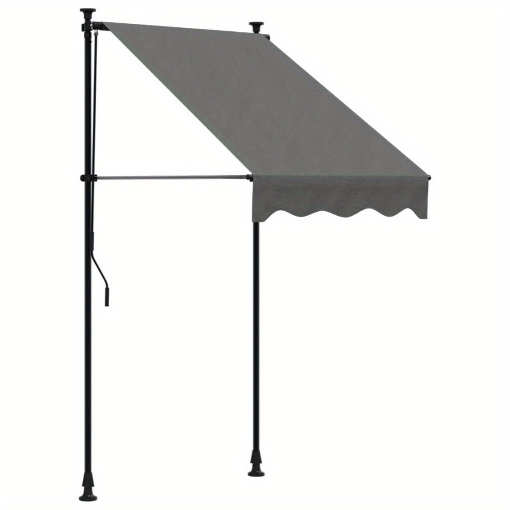 Uittrekbare Luifel – Zonnescherm – Uitvalscherm – Balkonluifel – Terrasluifel – Weerbestendig Polyester – Compact 100x150 cm