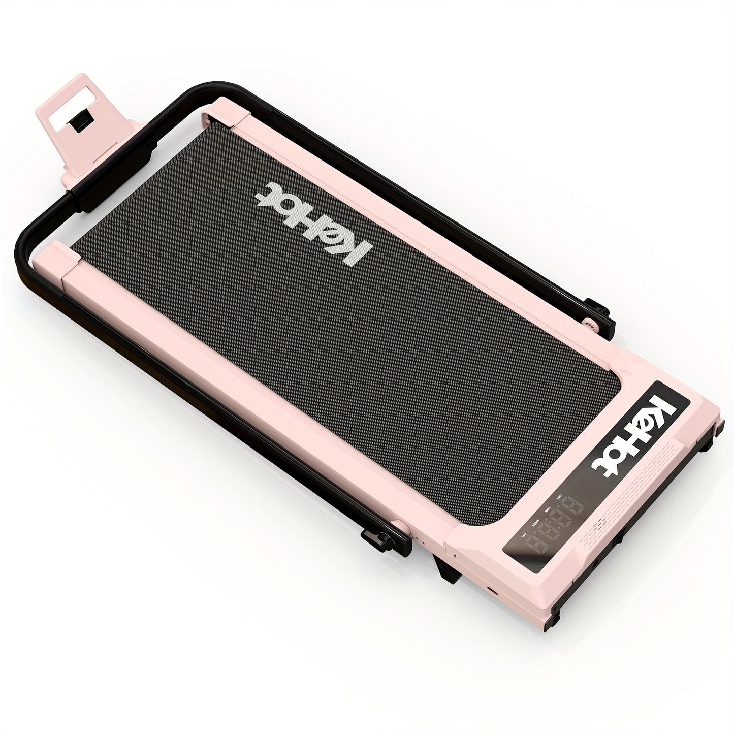 Loopband – Loopmachine – Treadmill – Wandelmachine – Hardloopband – Inklapbaar Design – Handmatige Hellingshoek – LED-Display – Veiligheidssleutel – Roze – Compact en Stil – 230V Adapter