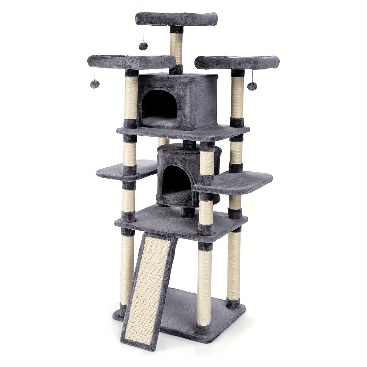 Krabpaal Kat – Krabmeubel – Klimpaal – Kattenboom – Speelpaal – 170 cm Hoog – Stevige Basis Met Sisal