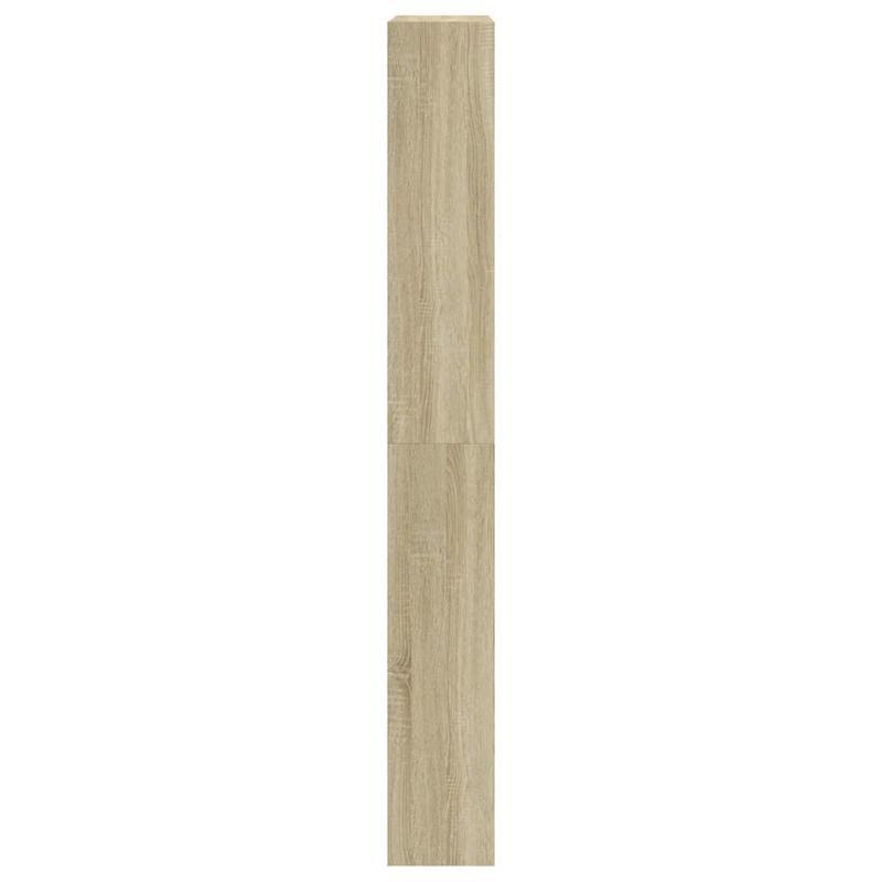 Schoenenkast – Schoenenopberger – Schoenenrek – Halmeubel – Opbergkast – Modern – 4 Kleppen – Ruimtebesparend Design – Sonoma Eikenhout
