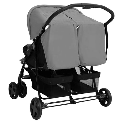 Vidaxl Twin Stroller Twin Strollers Stroller