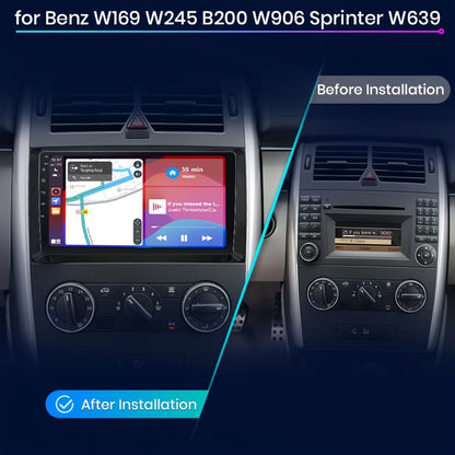 Multimedia Speler – Autoradio – Carplay Radio – Android Auto Radio – 2-DIN Auto Headunit – 9 Inch IPS Scherm – Wifi Draadloos & GPS Navigatie