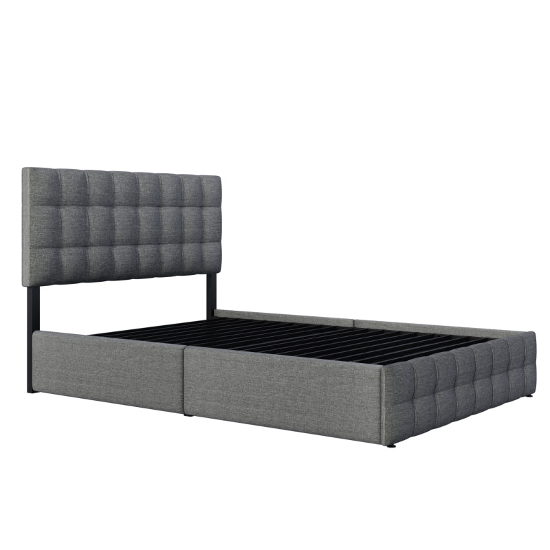 Hangstoel – Schommelstoel – Hangstoel Met Frame – Hangmand – Lounge Stoel – Donkergrijs – Teddystof Met Foamvulling – Modern Rattan Design